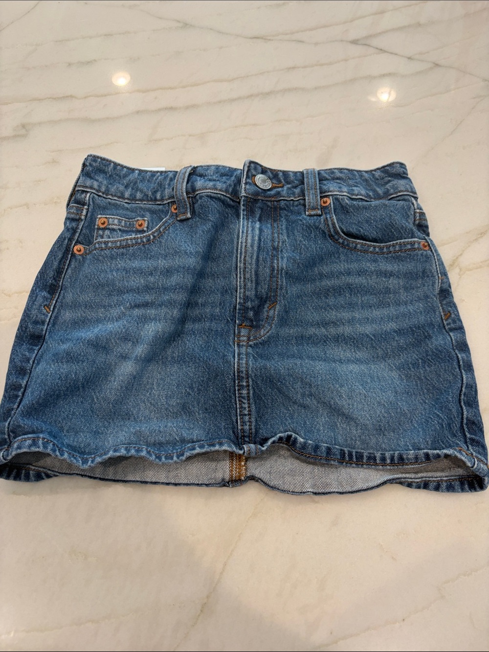 PacSun Blue Denim Mini Skirt